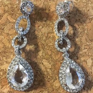 Rhinestone Drop Earrings